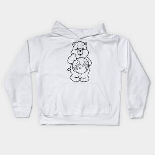 care bear's round belly Kids Hoodie